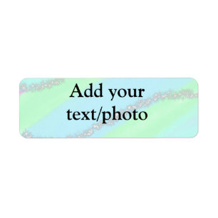Blue pink green glitter sparkle pastel add name p