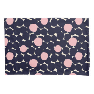 Blue & Pink Large Dot Pattern Pillowcase
