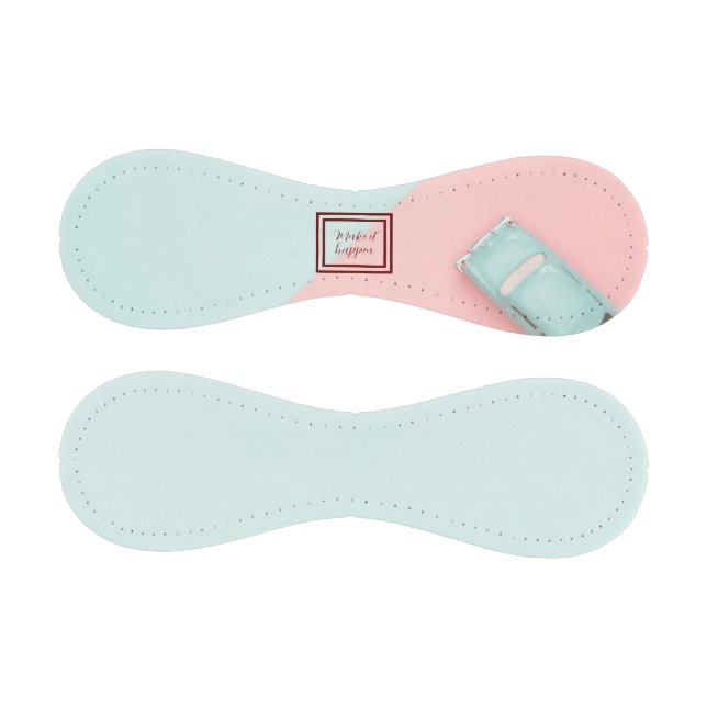 Blue Pink Make It Happen Baseball (Panels)