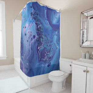 Blue & Pink Marble Abstraction