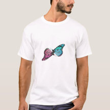 blue&pink monarch T-Shirt