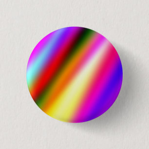Blue pink ombre watercolor abstract pastel rainbow 1 inch round button
