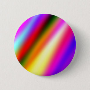 Blue pink ombre watercolor abstract pastel rainbow 2 inch round button