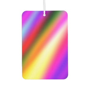 Blue pink ombre watercolor abstract pastel rainbow air freshener