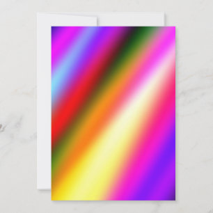 Blue pink ombre watercolor abstract pastel rainbow invitation