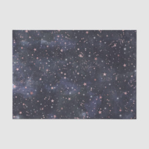 Blue & Pink Starry Night Sky Celestial Baby Shower Tissue Paper