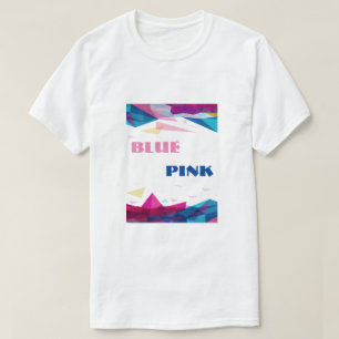 Blue pink vision shapes T-Shirt