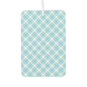 Blue Plaid Air Freshener