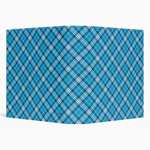 Blue Plaid Binder