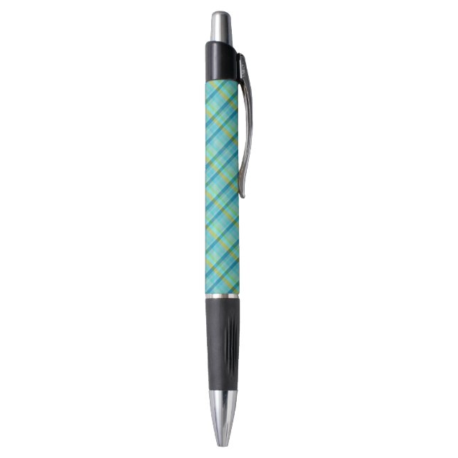 Blue Plaid by Shirley Taylor Pen (Bottom (Vertical))