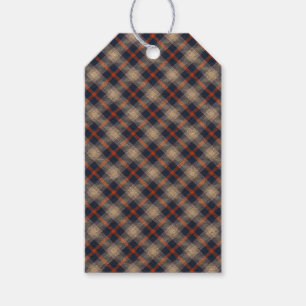 Blue Plaid Gift Tags