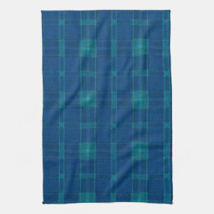 Blue Plaid Kitchen Towel