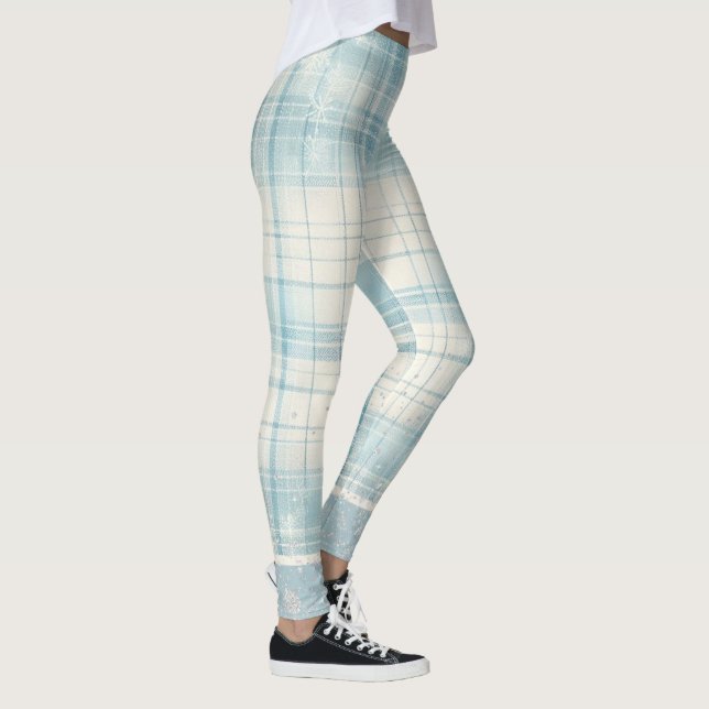 Blue Plaid Leggings (Right)