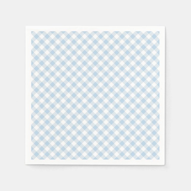 Blue Plaid Napkin (Front)