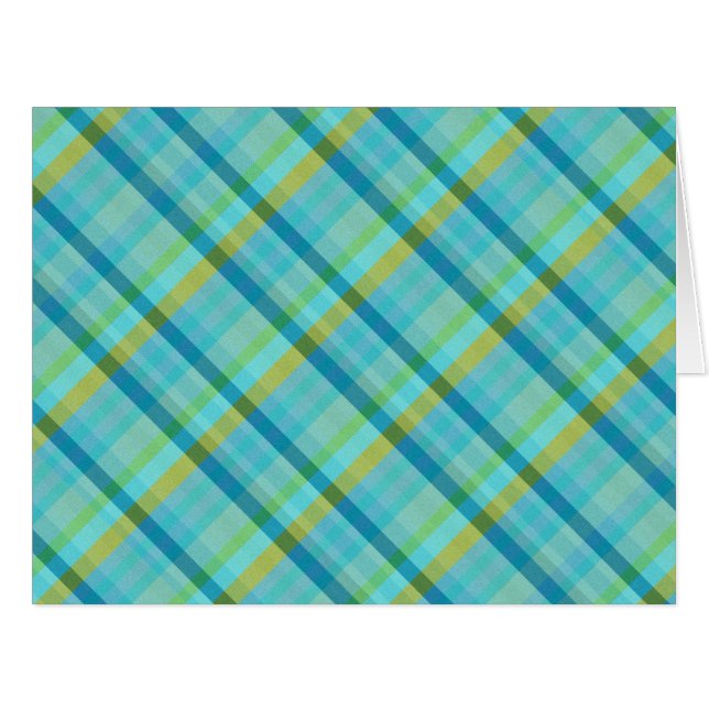 Blue Plaid par Shirley Taylor (Devant horizontal)