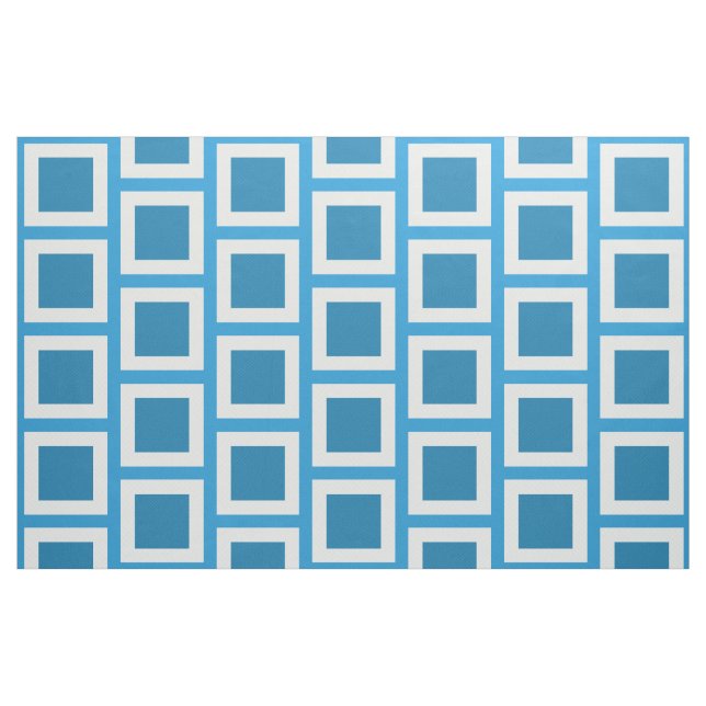 Blue Plaid Patchwork Fabric (Fat Quarter)