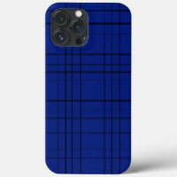 Blue plaid pattern