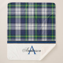 Blue Plaid Personalized