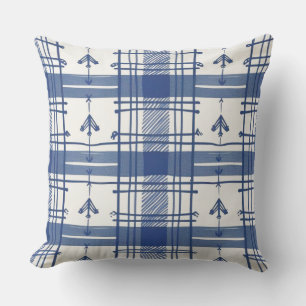 Blue Plaid pillow