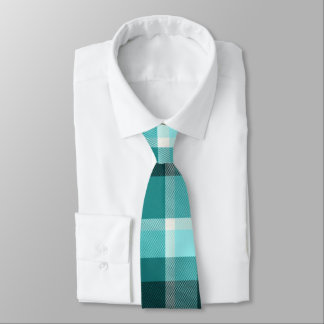 Blue Plaid Tie