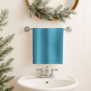 Blue Plaid Towel Stylish Gift for the Outdoorsman