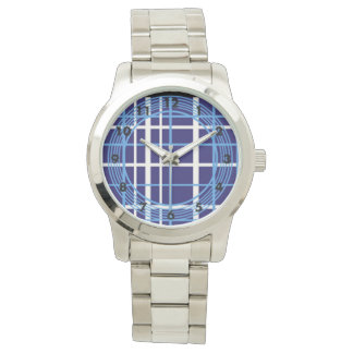 Blue Plaid Watch