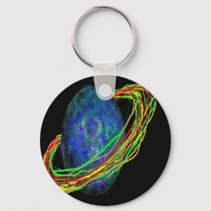Blue Planet Keychain