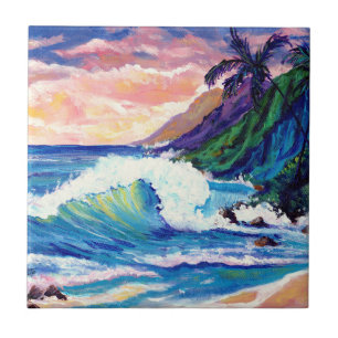 Blue Plantation Cottage at the Beach Tile
