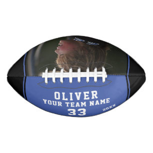 Blue Player Name Number Team Photo Football