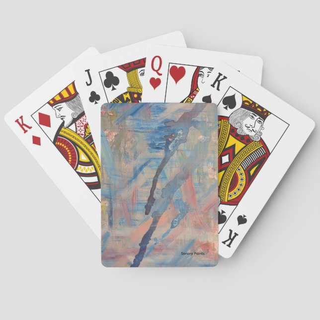 Blue  playing cards (Back)