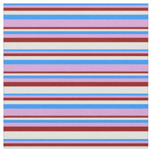 Blue, Plum, Dark Red, and Light Cyan Coloured Fabric