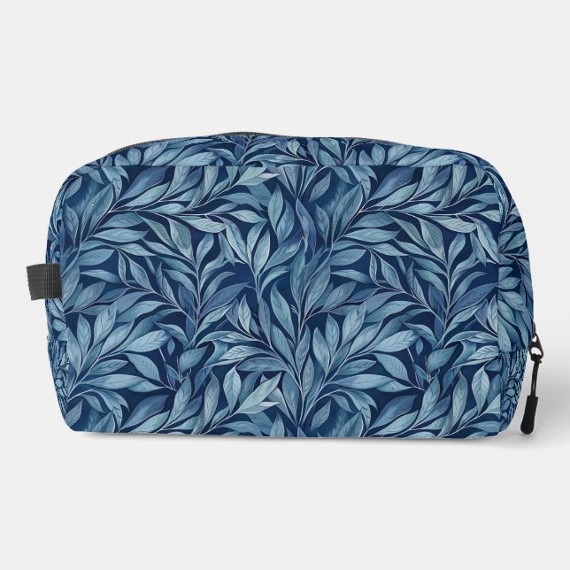 Blue Plumes Dopp Kit (Front)