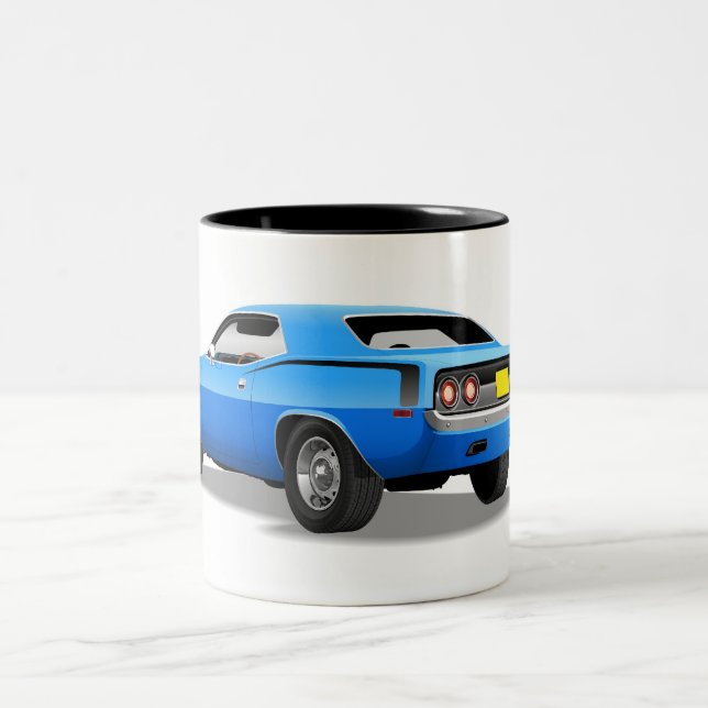 Blue Plymouth 'Cuda Mug (Center)
