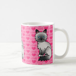 Blue Point Birman / Ragdoll Cat Love Coffee Mug