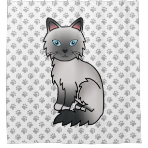 Blue Point Birman / Ragdoll Cat & Paws