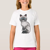 Blue Point Tabby Birman / Ragdoll Cute Cartoon Cat