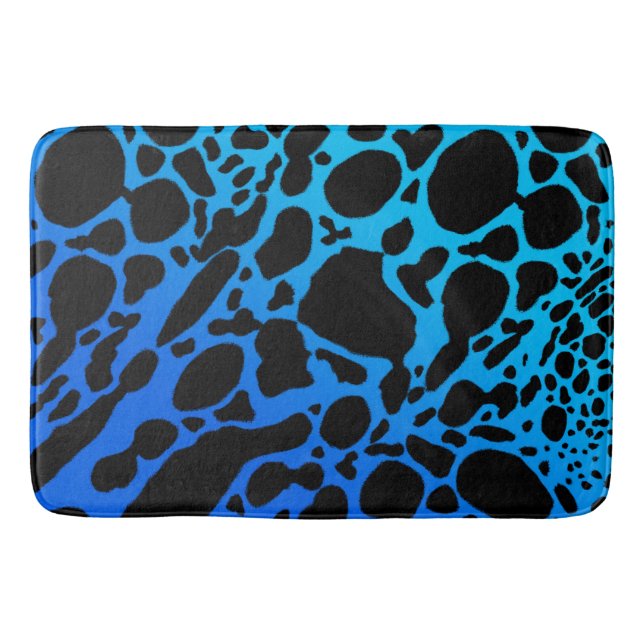 Blue Poison Dart Frog Bath Mat (Front)