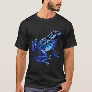 Blue Poison Dart Frog Colourful Nature T-Shirt
