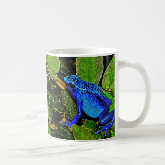 Blue Poison Dart Frog Dendrobates Azureus Coffee Mug (Right)