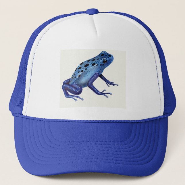 Blue Poison Dart Frog Hat (Front)