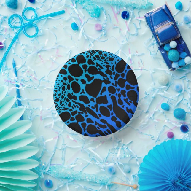 Blue Poison Dart Frog Paper Plate (Party)