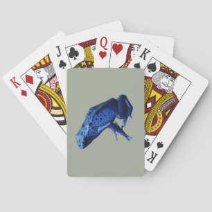 Blue Poison Dart Frog Playing Cards
