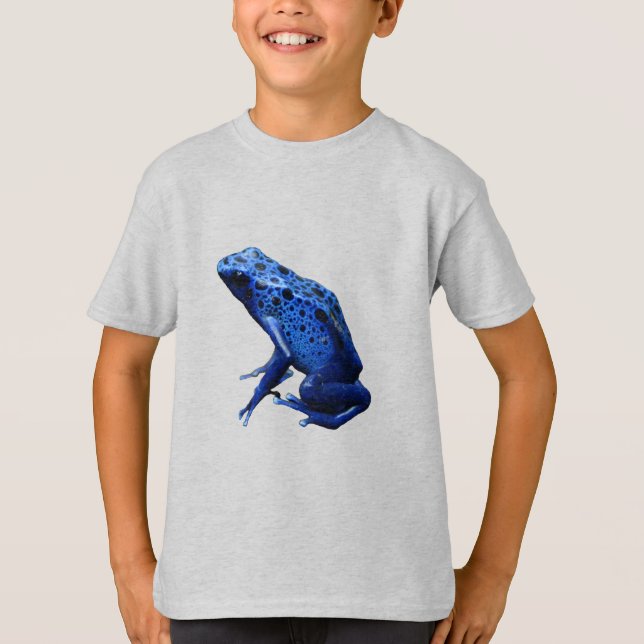 Blue Poison Dart Frog T-Shirt (Front)