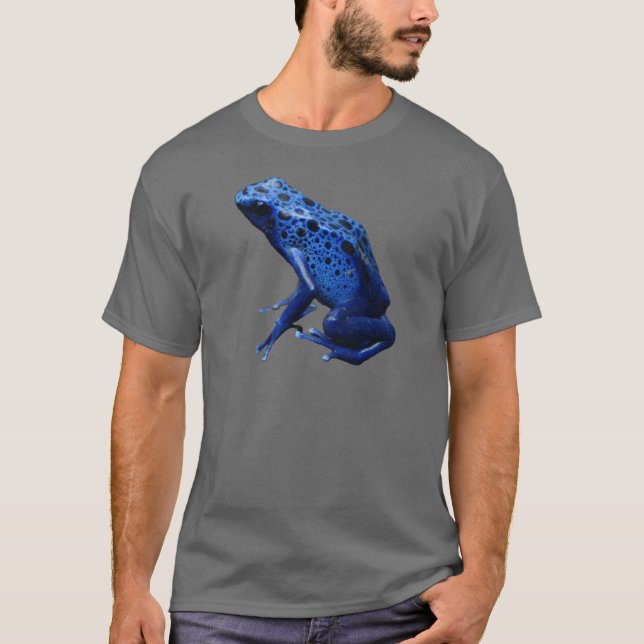 Blue Poison Dart Frog T-Shirt (Front)