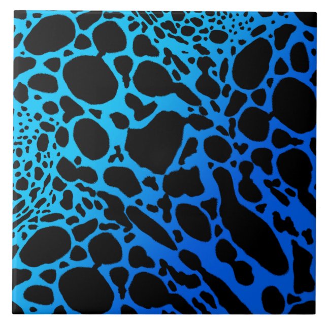 Blue Poison Dart Frog Tile (Front)