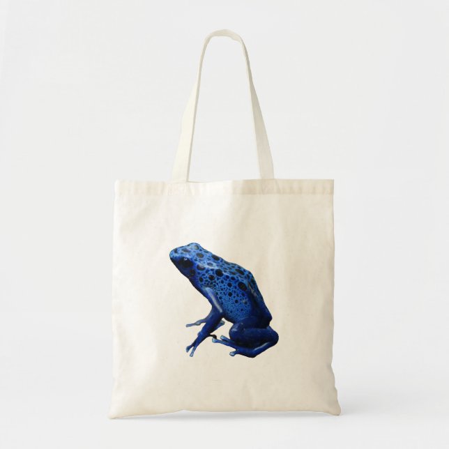 Blue Poison Dart Frog Tote Bag (Front)