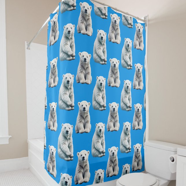 Blue Polar Bear Pattern Design  (Creator Uploaded)