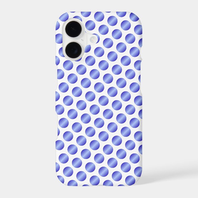 Blue Polka Dot Design (Verso)