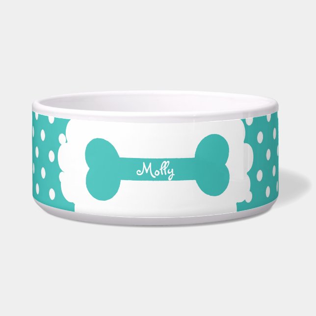 Blue Polka Dot Personalized (Front)