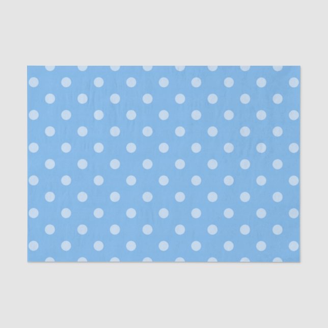 Blue Polka Dot Tissue Paper 2 (Front)